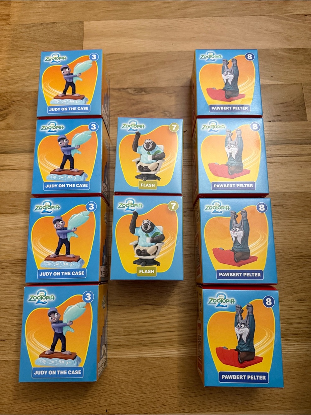 NIB Bundle of 10 McDonald’s Zootopia 2 Toys